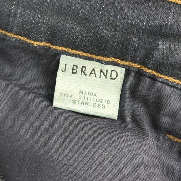 J BRAND Maria Jeans 26 Starless Dark Blue Denim Mid-Rise Casual EUC B27 - Picture 5 of 6